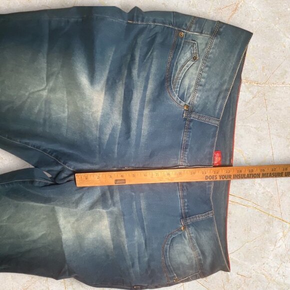 Womens Cropped Denim Capri Pants 24W Stretchy Casual Comfort Y2k Summer - Picture 4 of 7